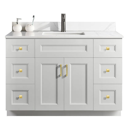 48″ Bathroom Vanity (Pinewood). Free Standing Bathroom Cabinet