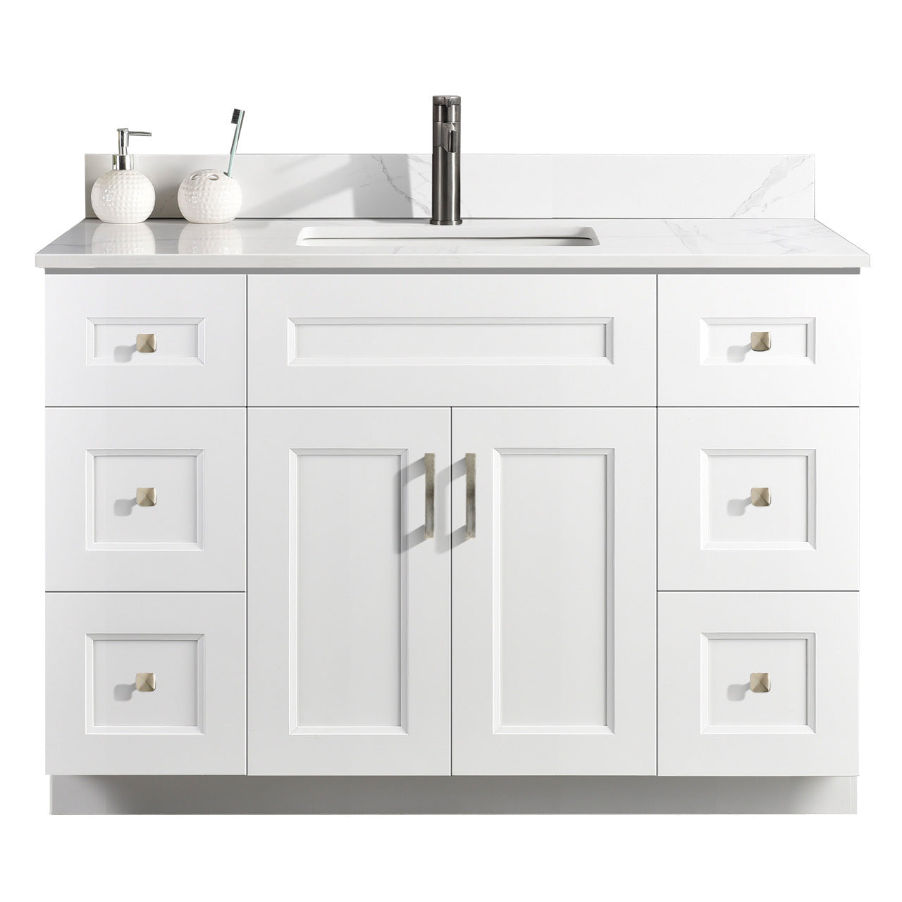 48″ Bathroom Vanity (Pinewood). Free Standing Bathroom Cabinet