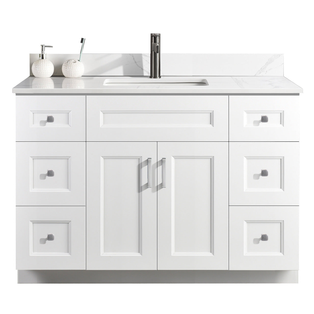 48″ Bathroom Vanity (Pinewood). Free Standing Bathroom Cabinet