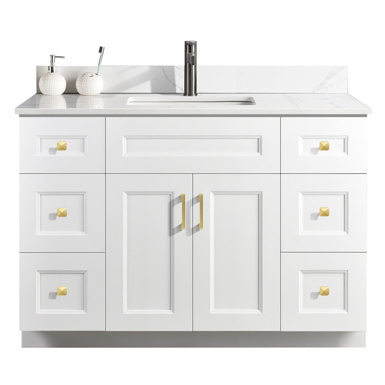 48″ Bathroom Vanity (Pinewood). Free Standing Bathroom Cabinet