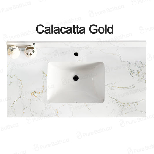 49" x 22.5" Calacatta Gold Countertop