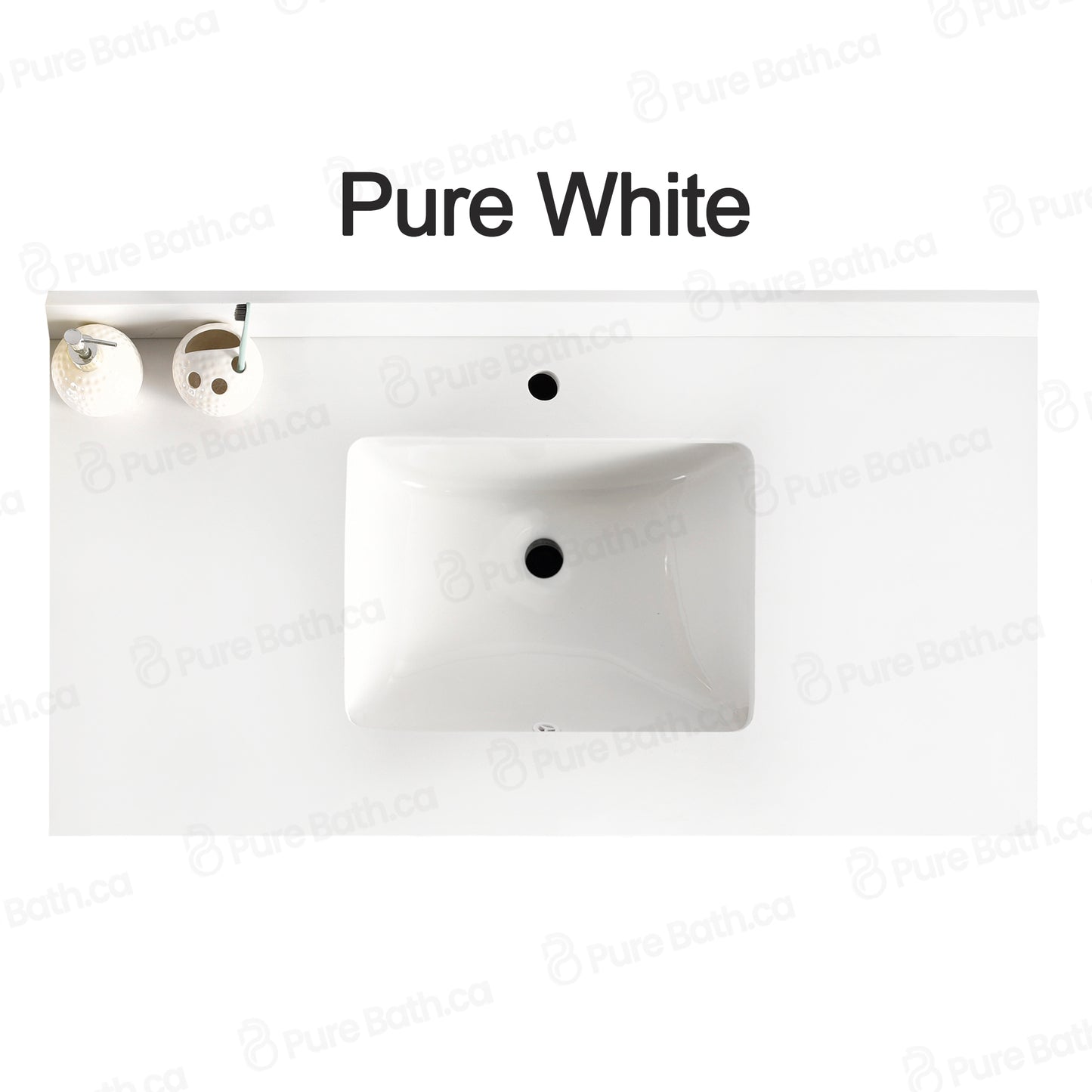 48″ Bathroom Vanity Oak Light (MDF) with Six Drawers on Each Side. Free Standing