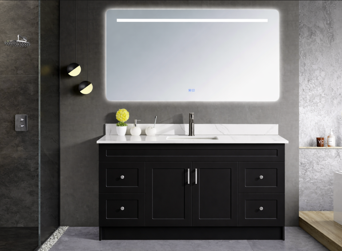 54″ Bathroom Vanity (HDF) Free Standing Cabinet