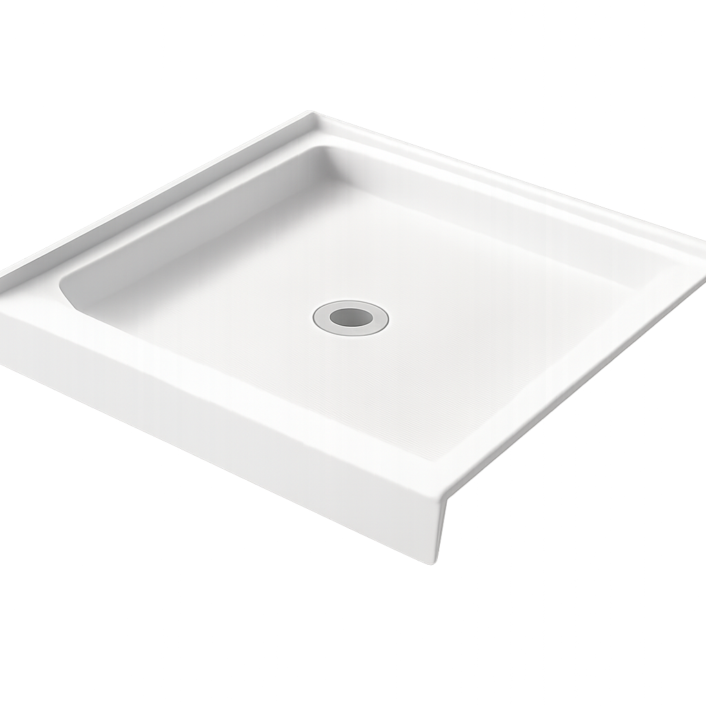 36×36 inch Central Drain Acrylic Shower Base