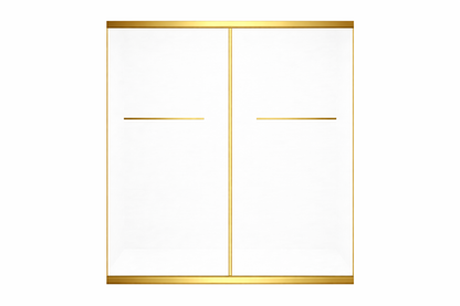 BL-603 Double Sliding Framed Shower Door (48x72, 60x72, 60x75)