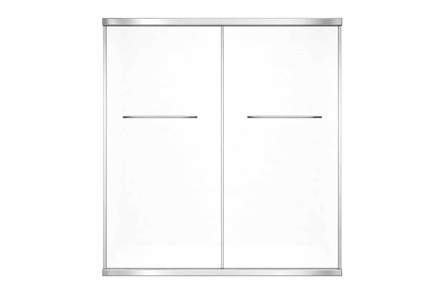BL-603 Double Sliding Frameless Shower Door (48x72, 60x72, 60x75)