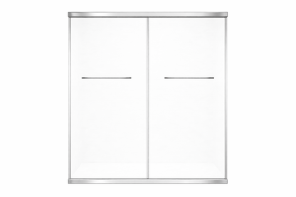 BL-603 Double Sliding Frameless Shower Door (48x72, 60x72, 60x75)