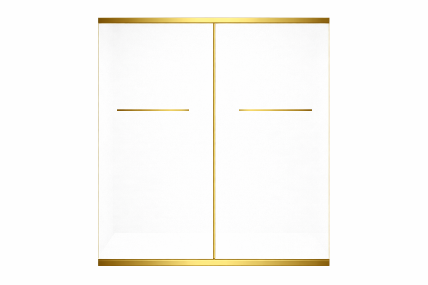 BL-603 Double Sliding Frameless Shower Door (48x72, 60x72, 60x75)