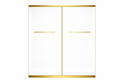 BL-603 Double Sliding Framed Shower Door (48x72, 60x72, 60x75)