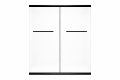 BL-603 Double Sliding Frameless Shower Door (48x72, 60x72, 60x75)