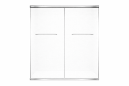 BL-603 Double Sliding Frameless Shower Door (48x72, 60x72, 60x75)
