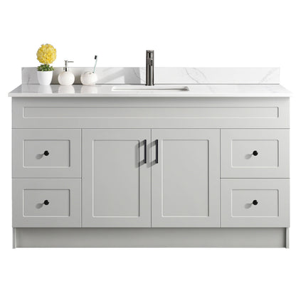 60″ Single Sink Bathroom Vanity (HDF). Free Standing Bathroom Cabinet