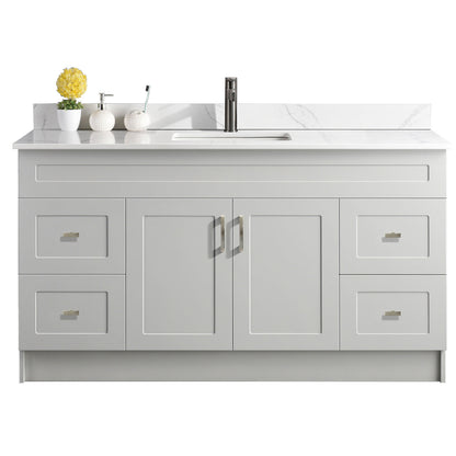 60″ Single Sink Bathroom Vanity (HDF). Free Standing Bathroom Cabinet