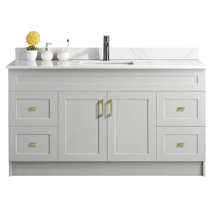 60″ Single Sink Bathroom Vanity (HDF). Free Standing Bathroom Cabinet