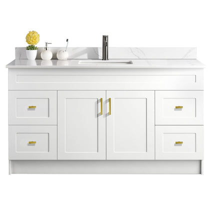 60″ Single Sink Bathroom Vanity (HDF). Free Standing Bathroom Cabinet