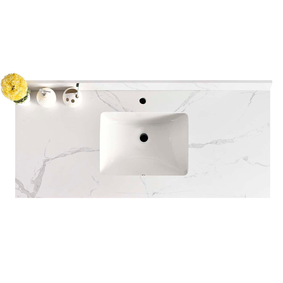 60″ Double Sink Bathroom Vanity (HDF). Free Standing Bathroom Cabinet