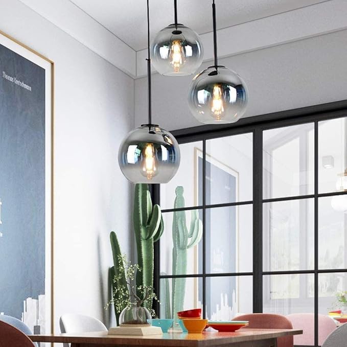 Modern Globe Pendant Lighting HT-3049 BG