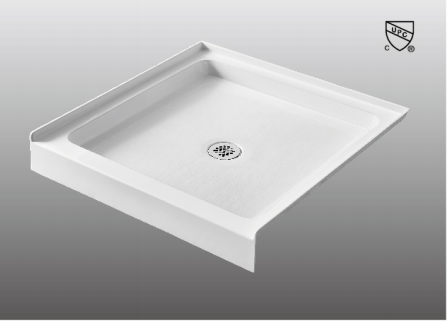 32x32 inch Central Drain Acrylic Shower Base
