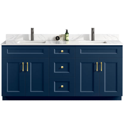 72″ Double Sink Bathroom Vanity (Pinewood). Free Standing Bathroom Cabinet