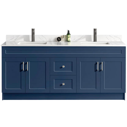 72″ Double Sink Bathroom Vanity (HDF). Free Standing Bathroom Cabinet