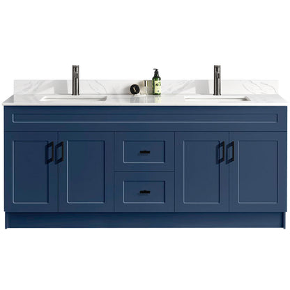 72″ Double Sink Bathroom Vanity (HDF). Free Standing Bathroom Cabinet