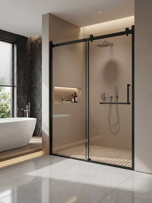 BL-045A Single Sliding Frameless Shower Door (48x72, 60x72, 60x75)
