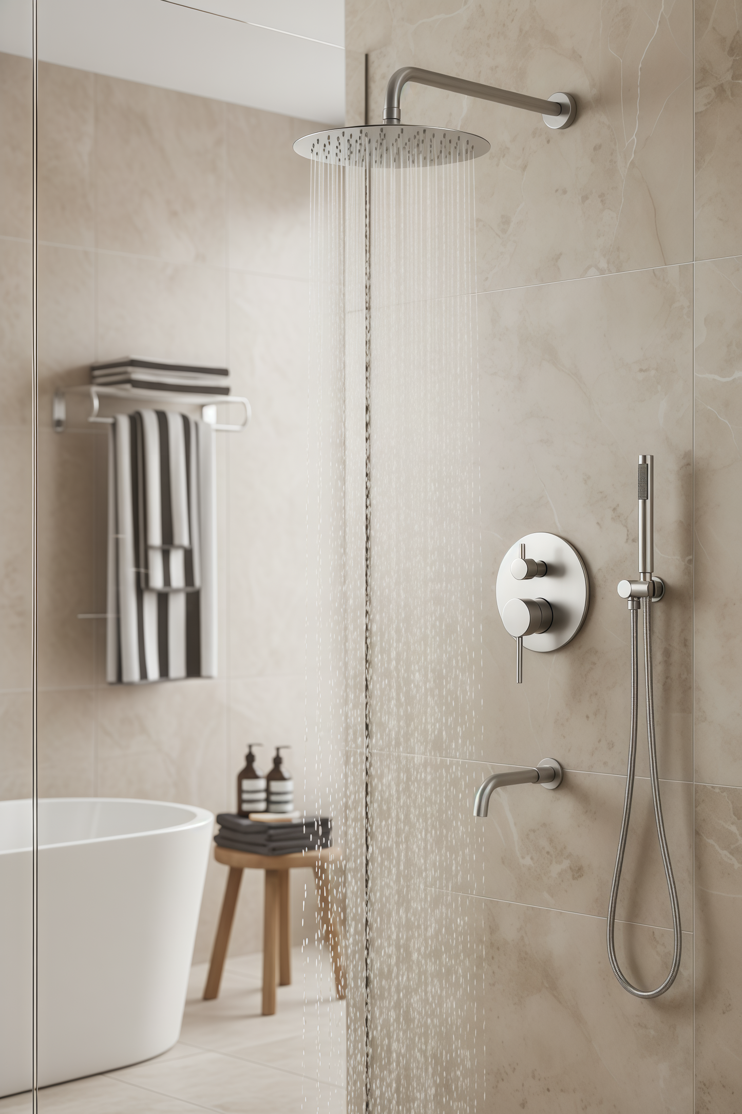 Complete Shower System Series Set of 4