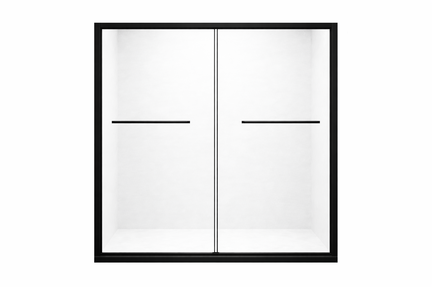 BL-603 Double Sliding Framed Shower Door (48x72, 60x72, 60x75)