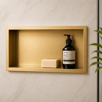 Metal Wall Niche – Recessed Stainless Steel Shower Niche / Soap Box