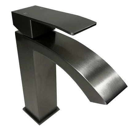 Modern Single Handle Bathroom Faucet Matt Black / Brushed Nickel / Gold