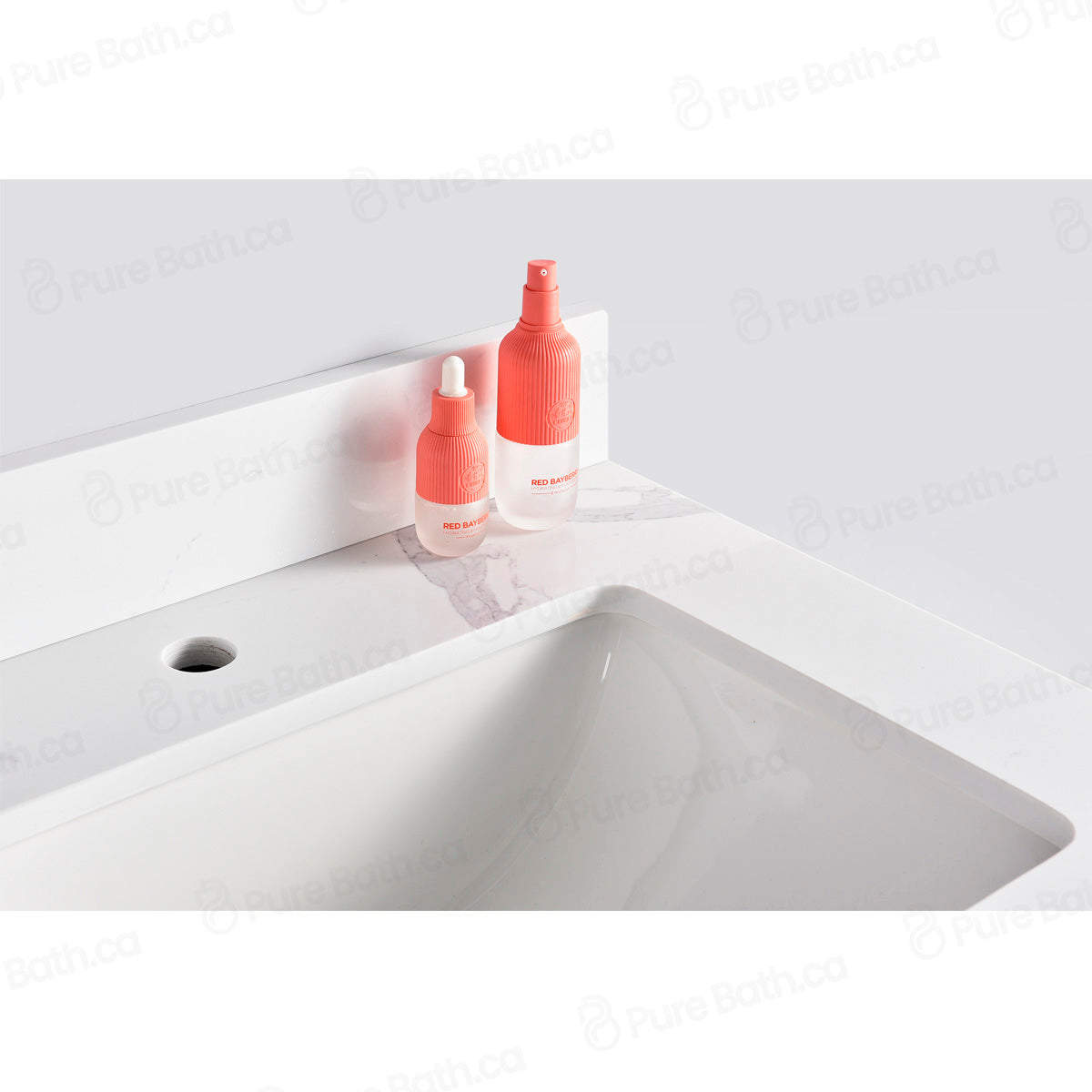 30″ Bathroom Vanity (HDF). Double Doors. Free Standing Bathroom Cabinet