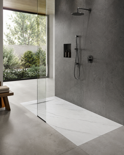 60" x 32" Stone Shower Base