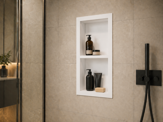 Quartz Shower Niche with Shelf