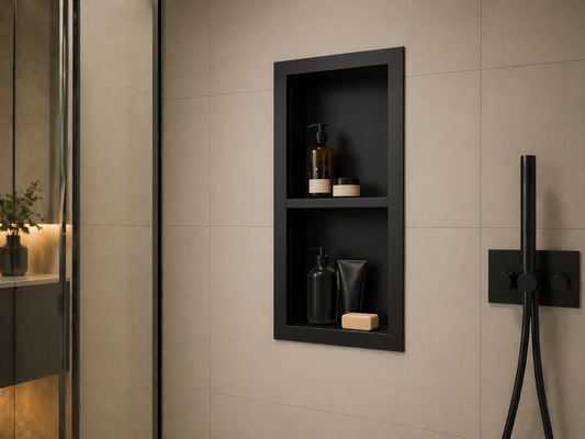 Quartz Shower Niche with Shelf