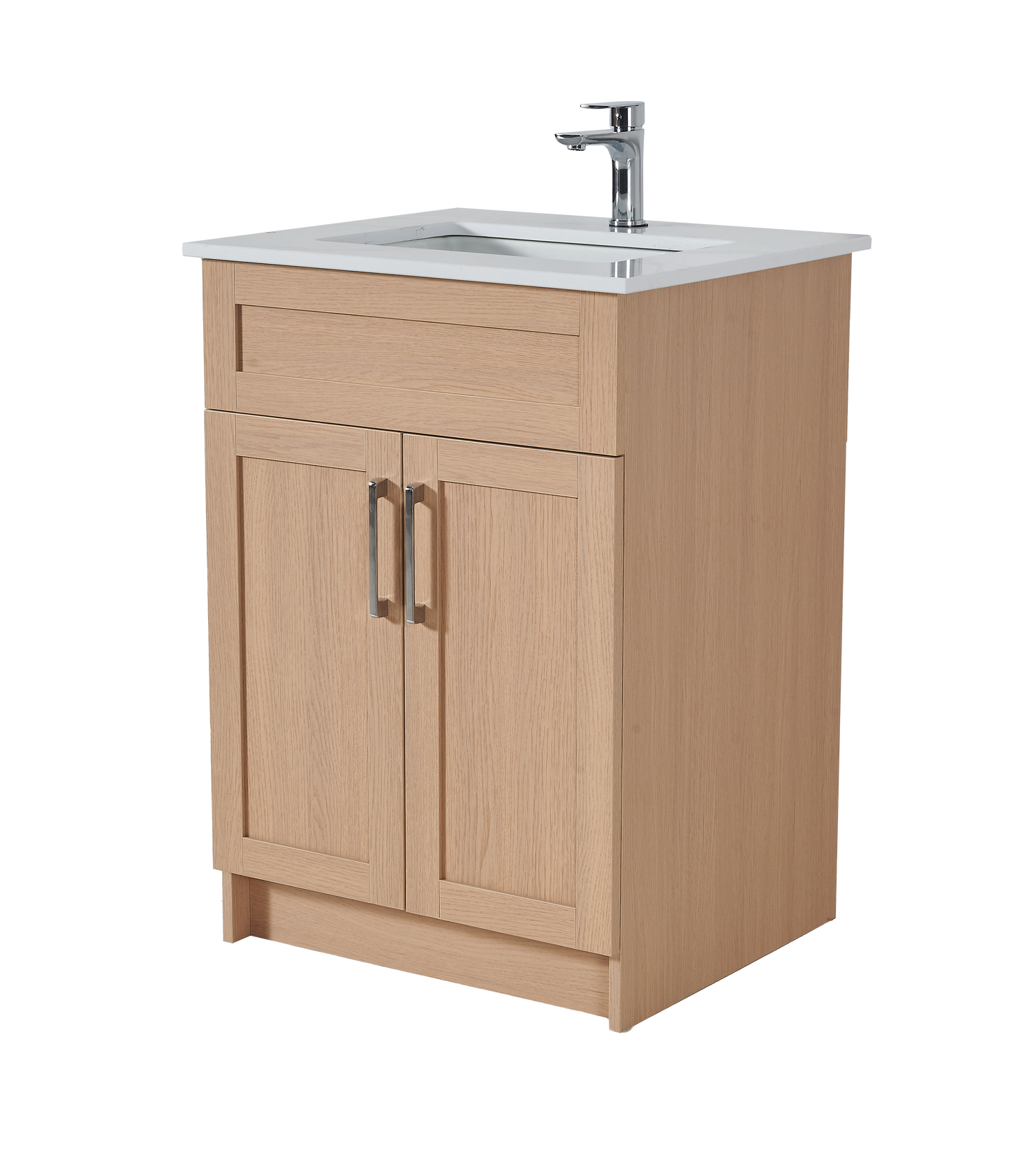 30″ Bathroom Vanity Oak Light (MDF) Free Standing
