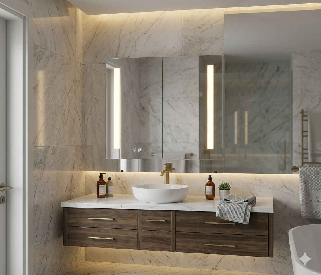 LED Mirror Cabinet