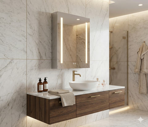 LED mirror cabinet & Bluetooth