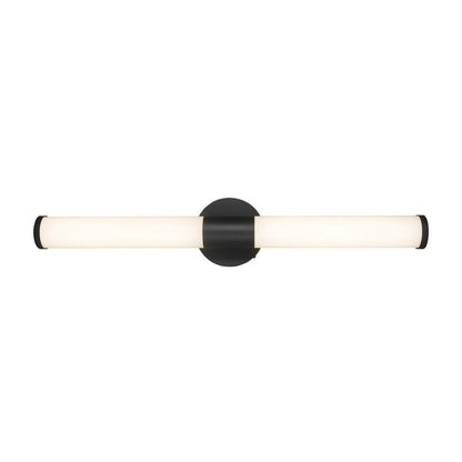 24'' Cylindro Classic Vanity Light Series / Chrome/Matt Black