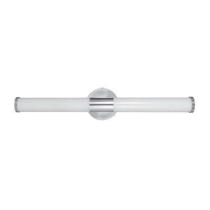 24'' Cylindro Classic Vanity Light Series / Chrome/Matt Black