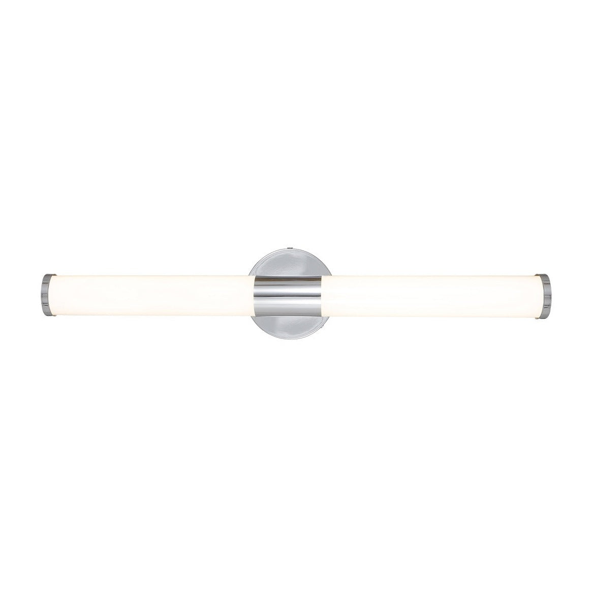 24'' Cylindro Classic Vanity Light Series / Chrome/Matt Black