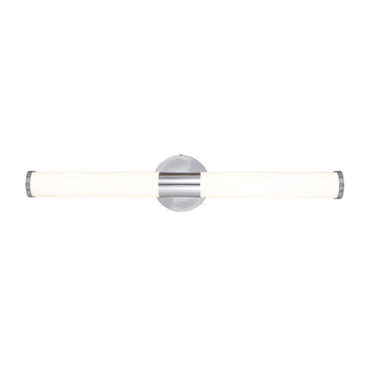24'' Cylindro Classic Vanity Light Series / Chrome/Matt Black