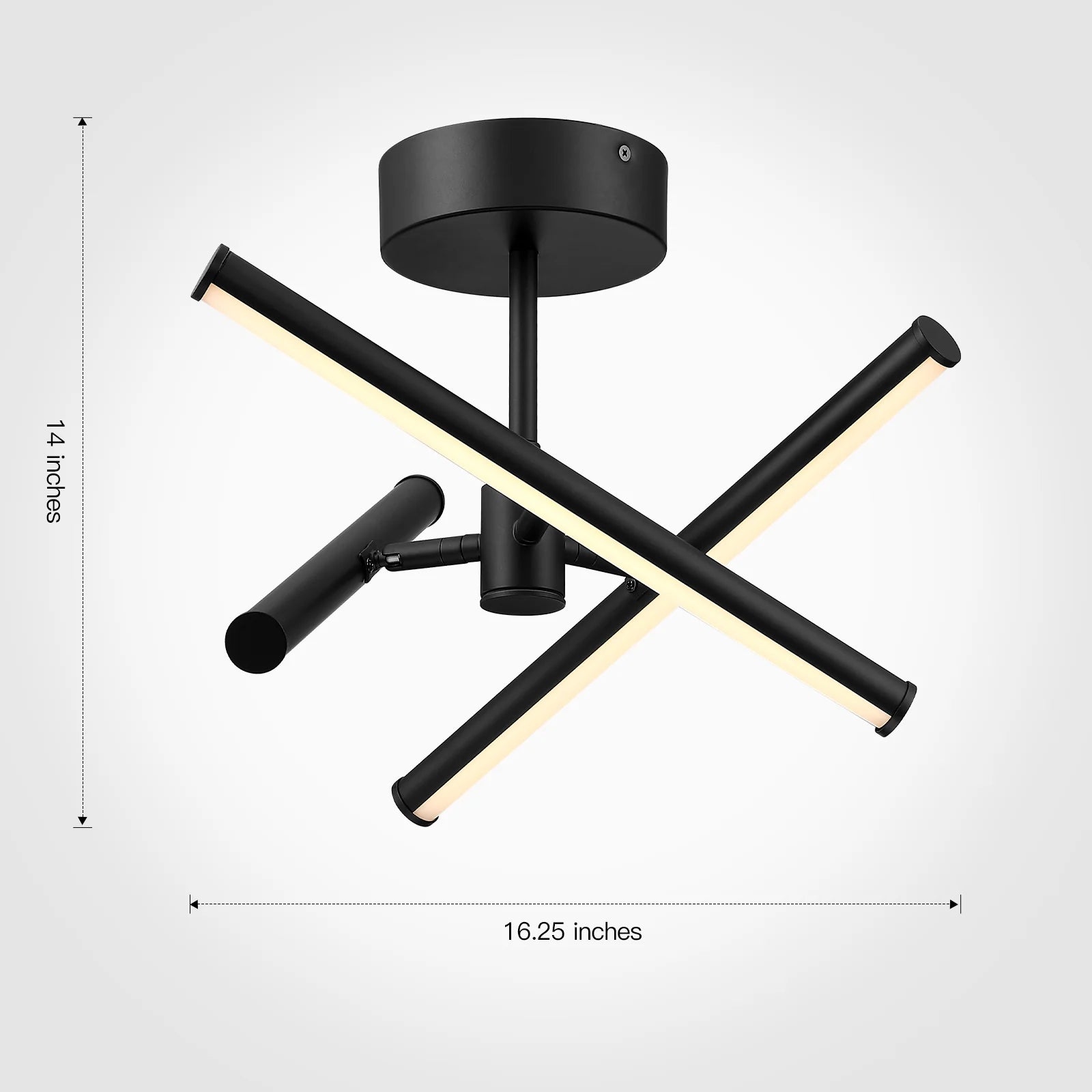 MRLCL097 LED SEMI FLUSH MOUNT CEILING LIGHT