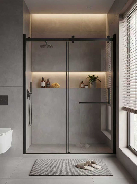 BL-045A Single Sliding Framed Shower Door (48x72, 60x72, 60x75)