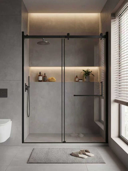 BL-045A Single Sliding Frameless Shower Door (48x72, 60x72, 60x75)