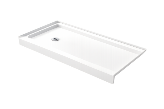 60×30 inch Left Drain Acrylic Shower Base