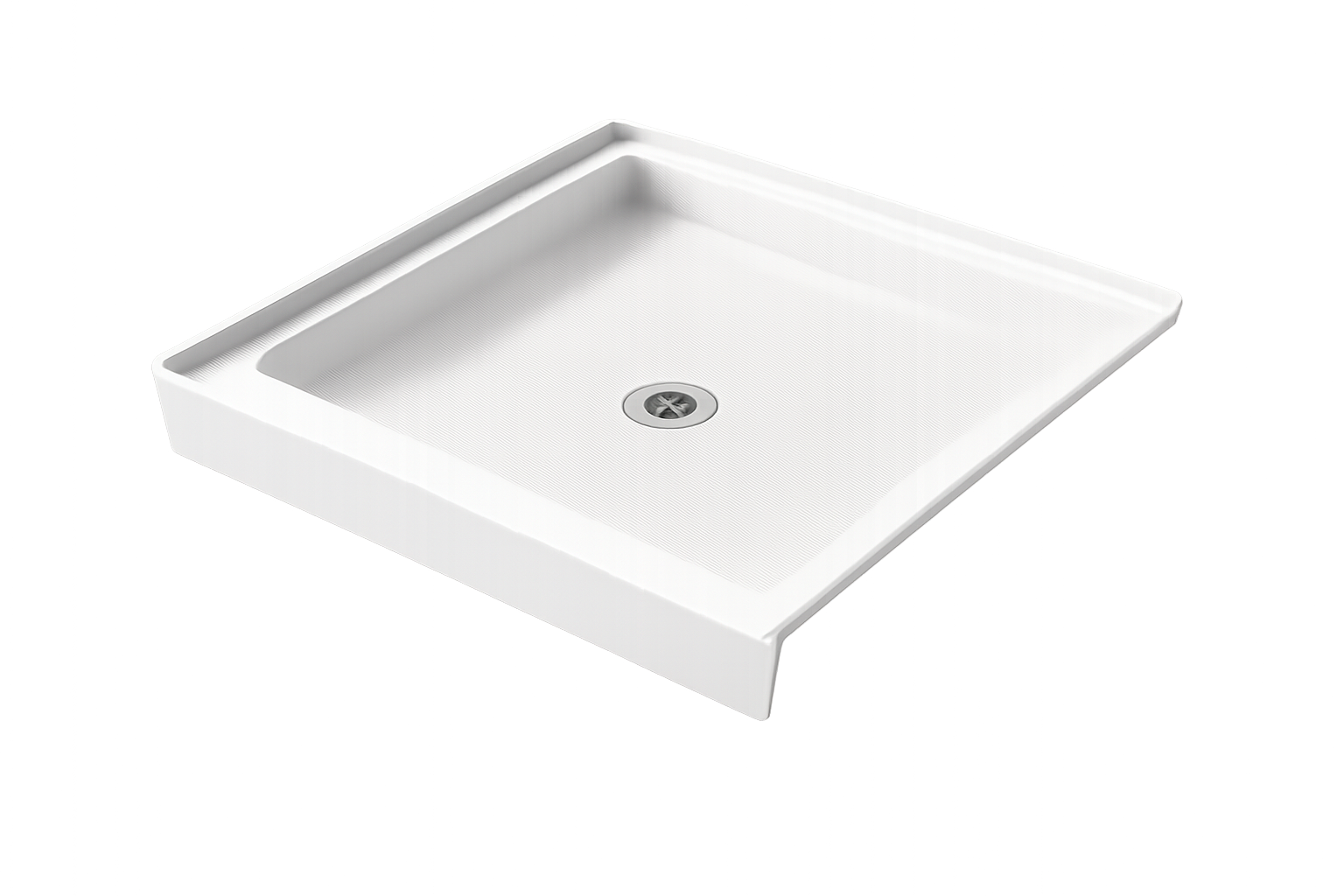 32x32 inch Central Drain Acrylic Shower Base