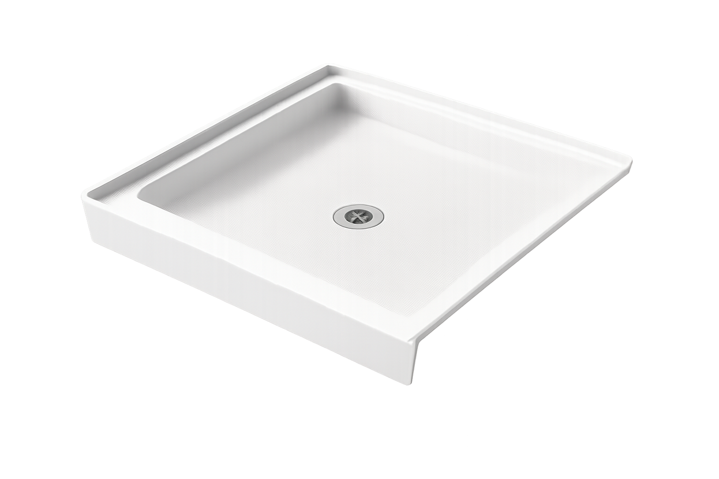 32x32 inch Central Drain Acrylic Shower Base