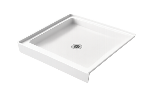 32x32 inch Central Drain Acrylic Shower Base