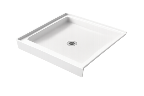 32x32 inch Central Drain Acrylic Shower Base