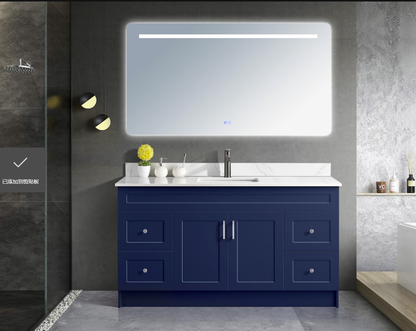 54″ Bathroom Vanity (HDF) Free Standing Cabinet